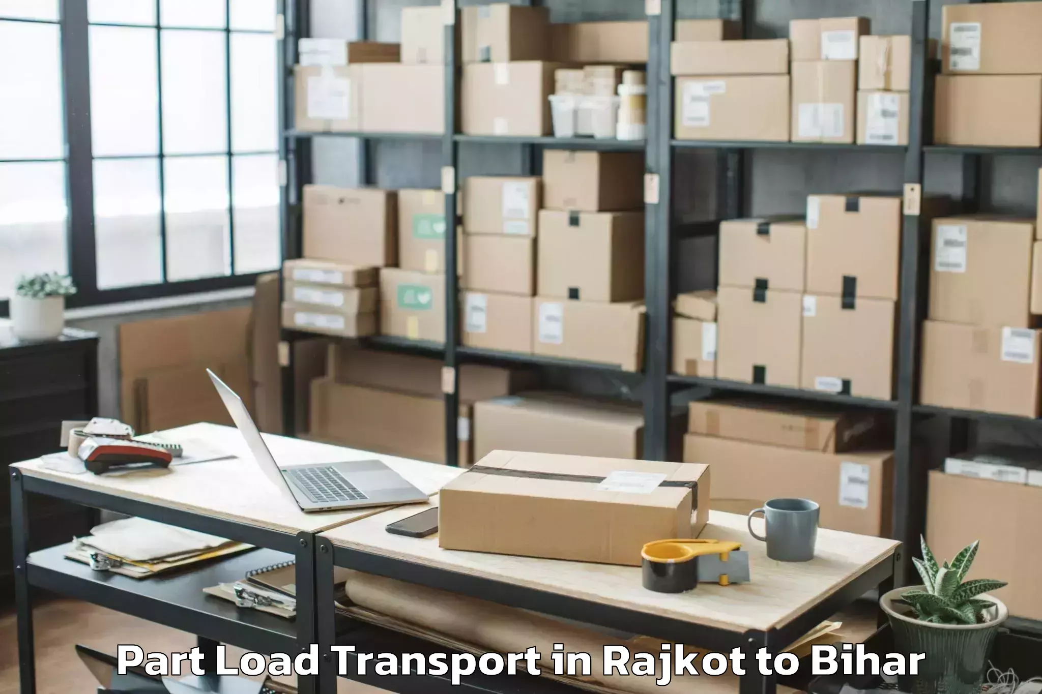 Book Rajkot to Kursakatta Part Load Transport Online